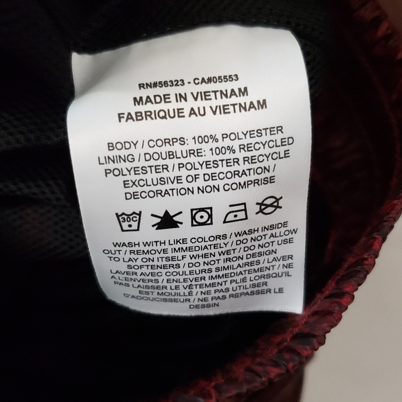 Nike Maroon Snakeskin Python Print Joggers Size XS Loose Pants Track Gym - Picture 6 of 7